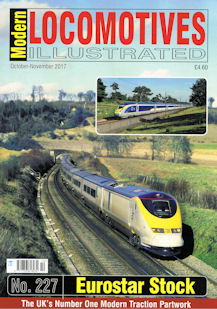 Modern Locomotives Illustrated No 227 - Eurostar Stock