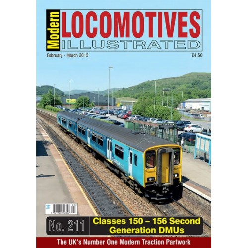 Modern Locomotives Illustrated No 211 - Classes 150 - 156 Second Generation DMUs