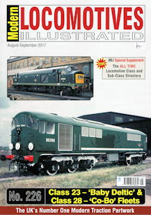 Modern Locomotives Illustrated No 226 Class 23 - 'Baby Deltic' & Class 28 - 'Co-Bo' Fleets