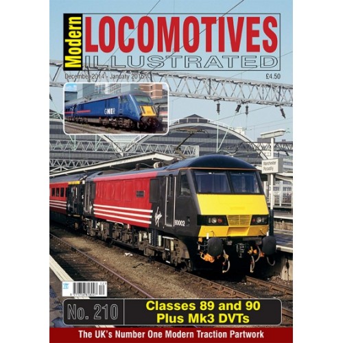 Modern Locomotives Illustrated No 210 - Classes 89 and 90 Plus Mk3 DVTs