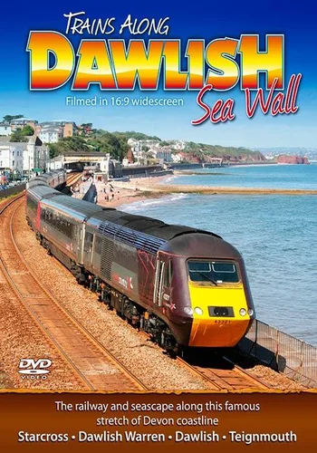 Trains Along Dawlish Sea Wall