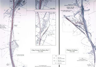 Clay Cross Colliery No 7 circa 1938 & Pilsley Colliery, circa 1938